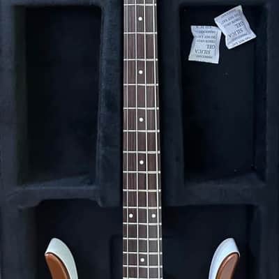 Danelectro Long Horn 58 Bass LEFTY ZURDO ( Super Limited) W/ Foam Case  Copper Burst image 13