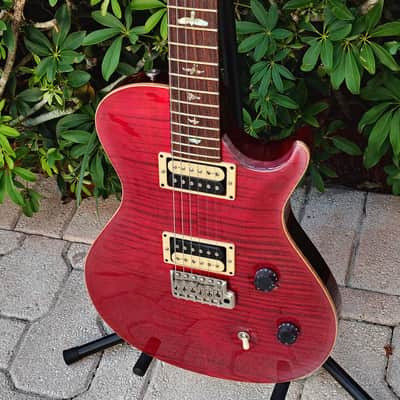 PRS Singlecut Trem 10 Top Birds Black Cherry Pre-Lawsuit Model *UNPLAYED* 2003 image 12