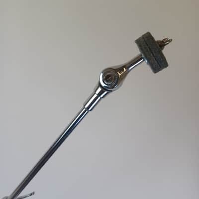 Premier#304 LokFast Flush Base Cymbal Stand Vintage Early60s Chrome Flat England image 6