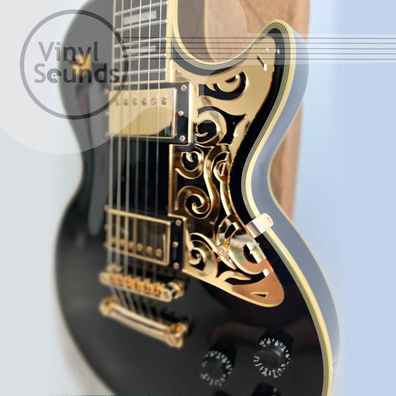 Gibson, Epiphone Les Paul Custom Custom Pickguards Scratchplates Mirror Gold or Chrome Acrylic image 1