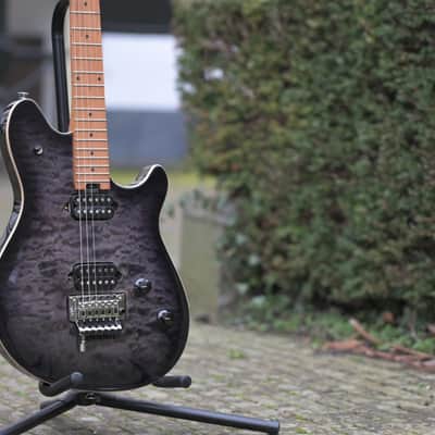 EVH Wolfgang WG Special QM, Baked Maple Fingerboard- Charcoal Burst image 11
