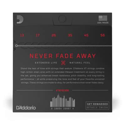 D'Addario Guitar Strings Extended Life Phosphor Bronze Light 12-56 image 2