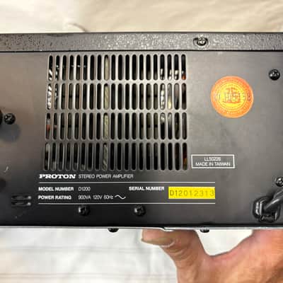 Proton D1200  Stereo Amplifier. Rare dynamic power on demand. Green Vu. image 11