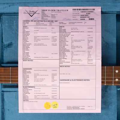 Fender Custom Shop American Custom Telecaster NOS - Sapphire Blue image 10
