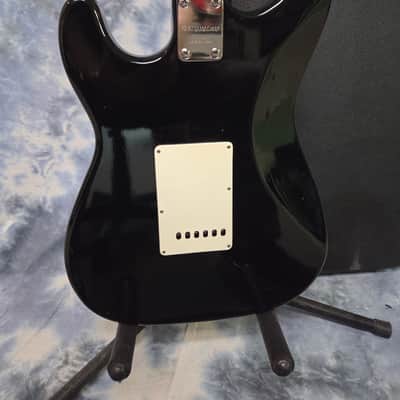 Vintage RARE 1974 Greco SE500B Black Strat Style Electric Guitar Maxon Pickups New Strings Pro Setup New Hard Shell Case image 10