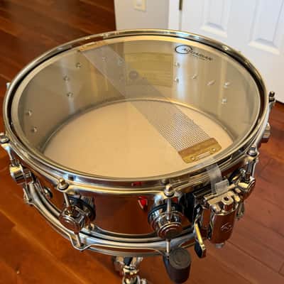 DW Collector's Series Stainless Steel 5.5x14" Snare Drum w/ Nickel Hardware image 25
