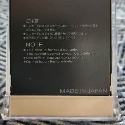Roland SN-UII0-05 Sound Library Card 1990s Japan image 2