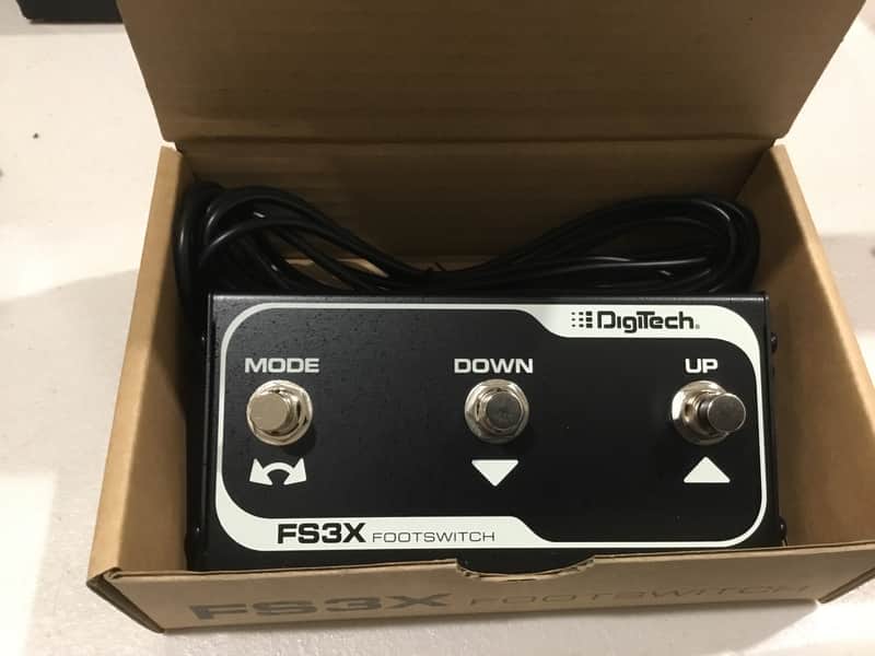 DigiTech FS3X 3 Button Footswitch - Black image 1
