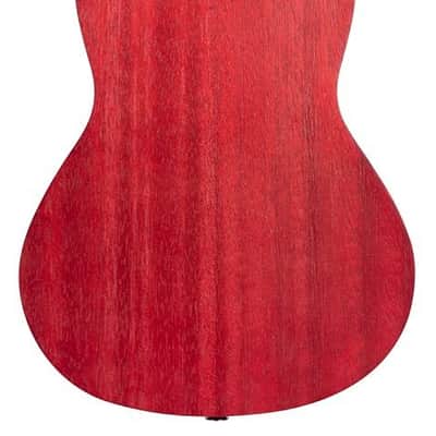Kala Brand Music Co. Watercolor Meranti Collection, 4-String Ukulele, Right, RED, Concert (KA-MRT C) image 3