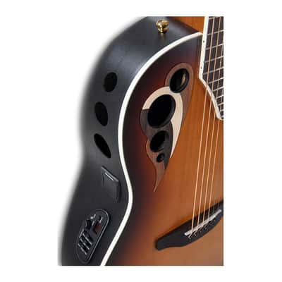 Ovation Celebrity Deluxe CDX40-1-G Cutaway A/E - Vintage Sunburst - Open Box image 10