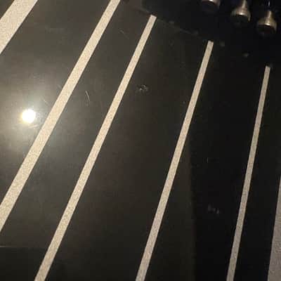 Schecter Synyster Gates Signature Synyster Custom-S Sustainiac with Schecter Humbucker 2018 - Present - Black with Silver Pinstripes image 3