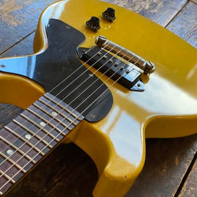 Gibson Custom Shop 1958 Historic Reissue Les Paul Junior Double Cut TV Yellow 2001 w/ OHSC image 9