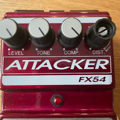 DOD FX54 Attacker Compressor / Distortion 1990s - Red image 2