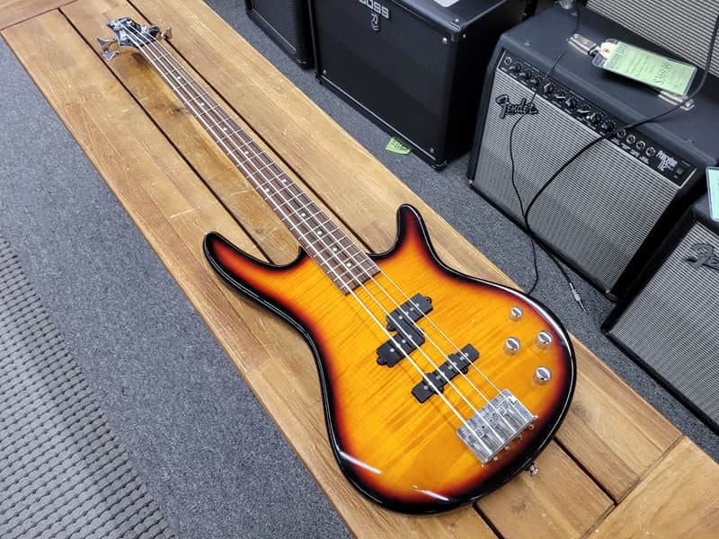 Ibanez Gio GSR200FM 4-String Bass Three Tone Sunburst image 1