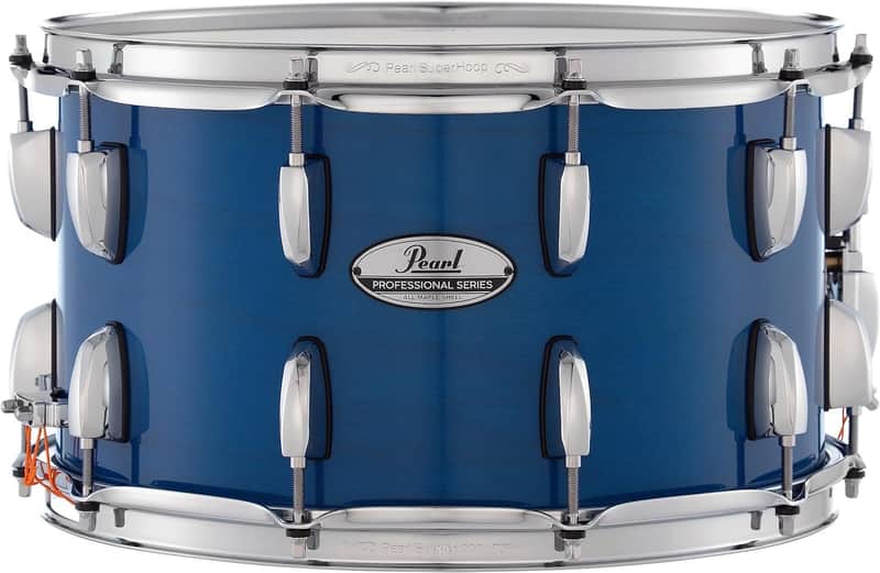 Pearl Snare Drum Professional Maple 14"x8", PMX1480S SHEER BLUE image 1