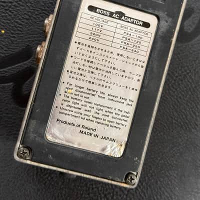 Boss DS-2 Turbo Distortion (Silver Label) Made in Japan model image 7