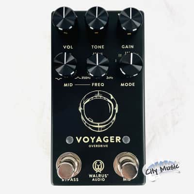 Used Walrus Audio Voyager MKII Preamp Overdrive Guitar Effects Pedal Black ♫ image 1