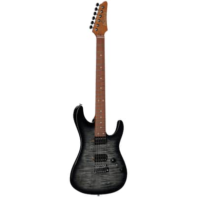 Ibanez AZ24S1F Electric Guitar, Transparent Black Sunburst image 2