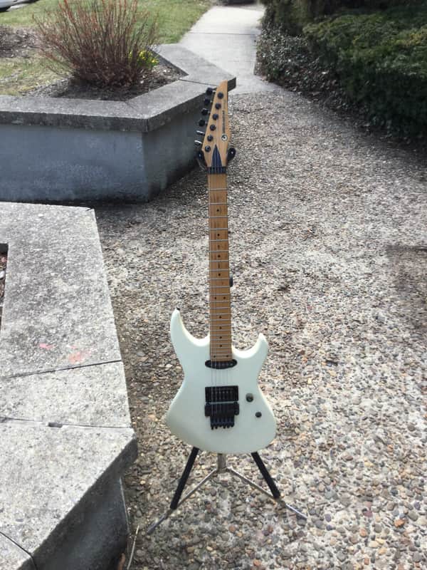 Greco　DEVICE with spirit energy (A157) Greco Guitar Device with Spirit Energy 1987 White | Reverb