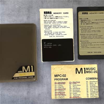 Korg MSC-2S Synth 1 (Memory Card) 1988 - Black/White image 2