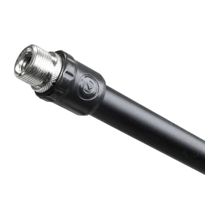 Gravity Stands MS 2321 B Black Round Base Microphone Stand w 2-Point Adjustment Boom image 2