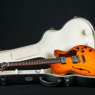 Collings 620 Semi-Hollow Premium Quilted Maple and Mahogany with Full Body Iced Tea Sunburst Custom NEW image 24