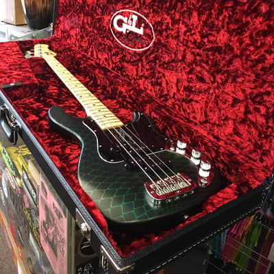2020 G&L CUSTOM SHOP USA Matador Dragon Skin 4-String Electric Bass Guitar w/ Black Tolex Case image 3