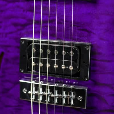 EVH SA-126 Special Quilted Maple Semi-Hollow Electric Guitar - Transparent Purple with Hardshell Case image 9