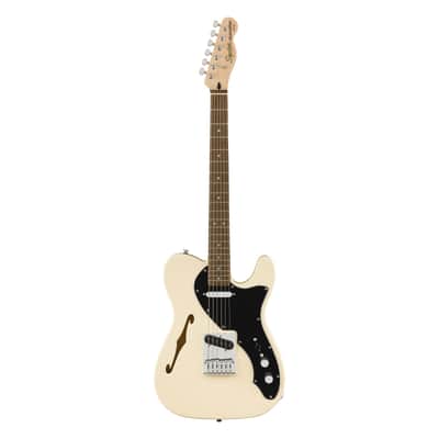 Squier Affinity Telecaster Thinline OWT Olympic White - Electric Guitar image 6