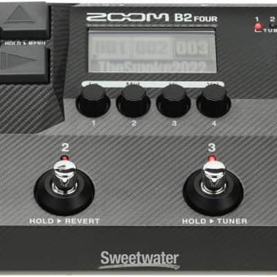 Zoom B2 Four Bass Multi-effects Processor (B2Fourd1) image 7