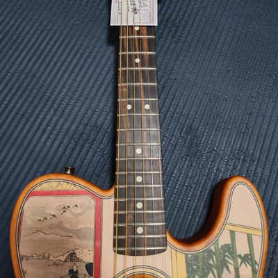2025 Fender American Acoustasonic Telecaster Kuniyoshi Collection Geisha - FENDER EXPERIENCE 2025 Tokyo Flagship Exclusive Limited Edition image 11