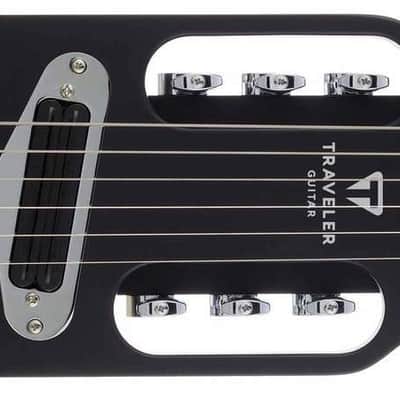 Traveler Guitar Ultra-Light Matte Black Travel Electric Guitar & Case image 3