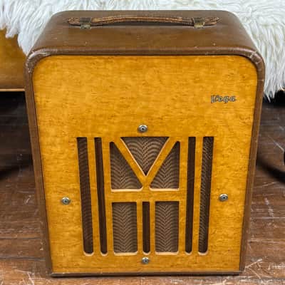 1946 Vega Commander Model High Fidelity Amplifier Vintage Made In USA Tube Guitar Combo Amplifier! image 3