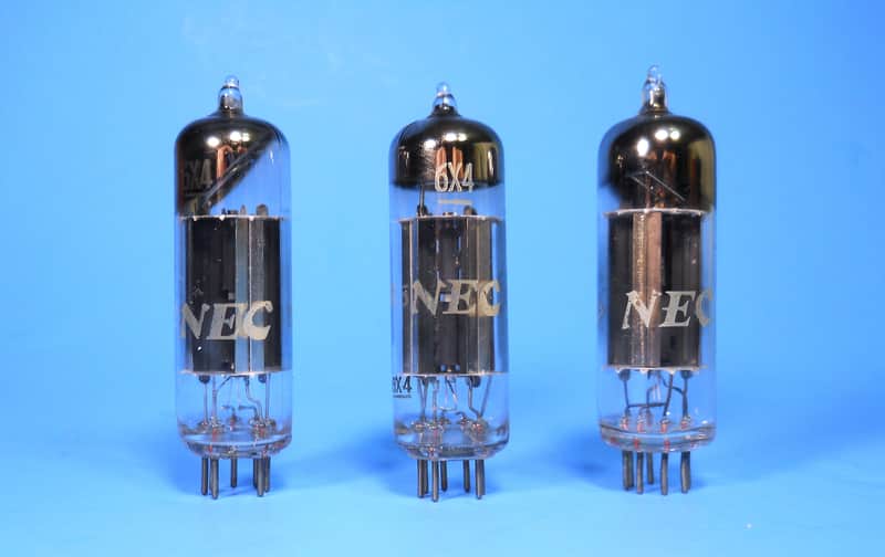 NEC 6202/6X4/EZ 90 Rectifier Tube 60s Lo Use Hi Emm A+ Tst Hickock 539 image 1