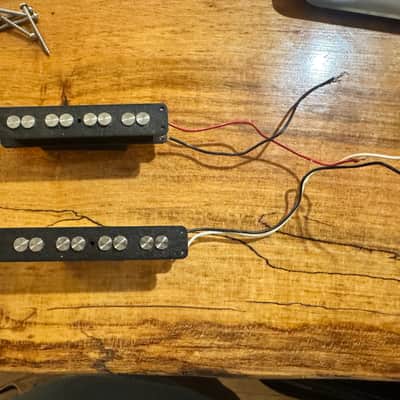 Seymour Duncan SJB-3s Quarter Pound Jazz Bass Pickup Set 2010s - Black image 3