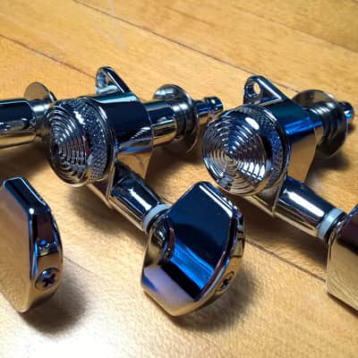 Jin-Ho Sperzel-Clone Locking Tuning Machines -- 3 x 3; Chrome; Mint Condition image 11