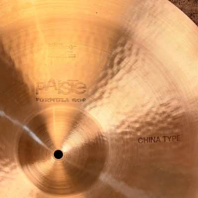 SUPER RARE 1979 Vintage Paiste 602 20” CHINA TYPE Pang Swish SUPER CLEAN! Iconic Exotic Tone! 2097 g image 3