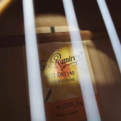 New Jose Ramirez 140 Flamenca Classical Flamenco Nylon String Guitar w/ Logo'd Hard Case image 10
