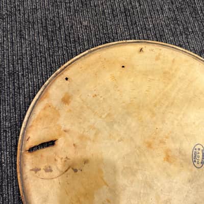 Grouping of Vintage Slingerland Calfskin Heads Pairs of 16", 22", 28" (Rm3) image 3