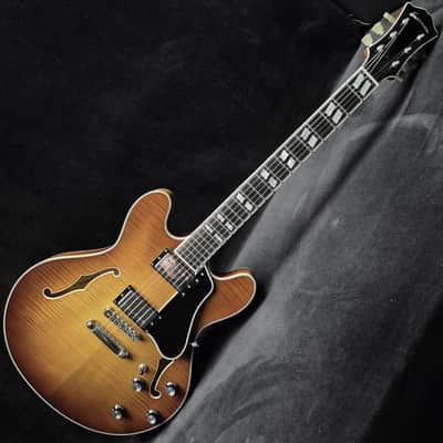 Eastman T486-GB Thinline Archtop - Goldburst image 2