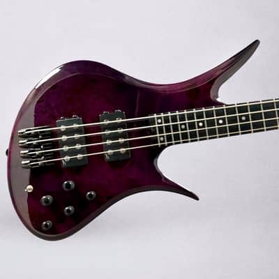 Legator HB4SS Helio 4-String Super Shred 2026 - Magenta Burl image 4