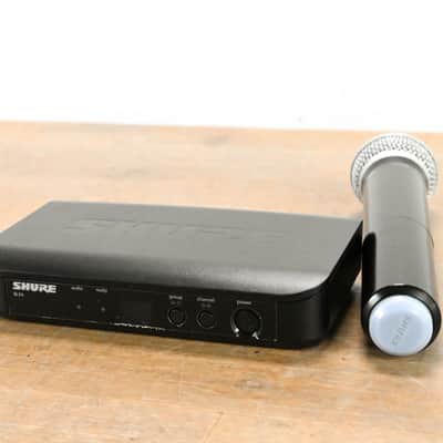 Shure BLX24/PG58 Handheld Wireless System - J10 Band (NO POWER SUPPLY) CG012PB image 1