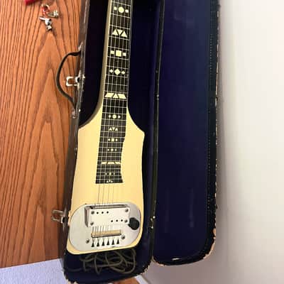 1950s Supro Lap Steel Guitar with Case image 3