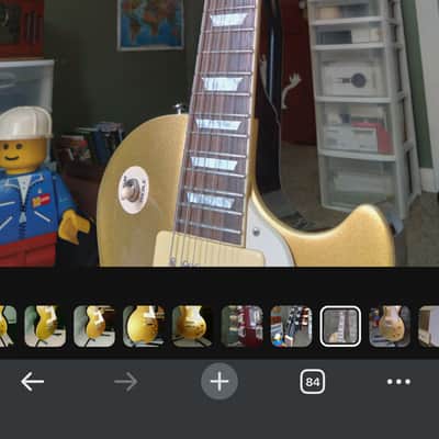 Epiphone '56 Les Paul Standard Goldtop W/OHSC image 12