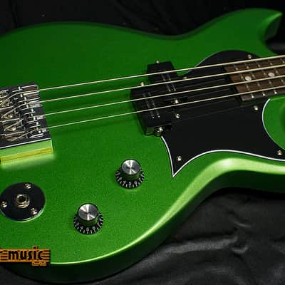 Reverend Mike Watt "Wattplower" Signature Bass 2017 Metallic Matte Emerald Green image 1