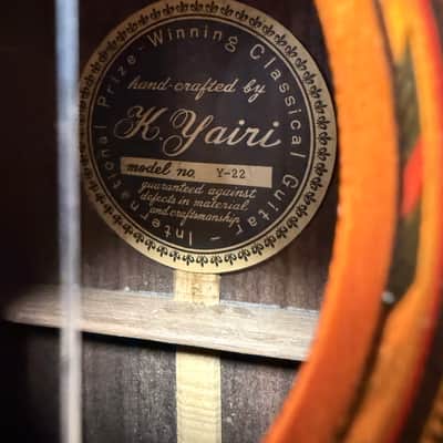 K. Yairi Y-22 Prize-Winning Classical Guitar – Handmade in Japan w/ Hard Case image 8