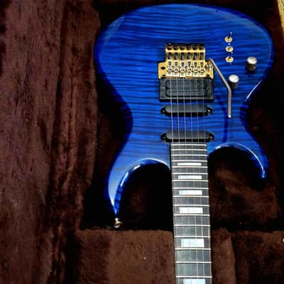 Carvin DC300 Reverse headstock 1990 - Sapphire blues LEFTY SUPER RARE DC300 image 4