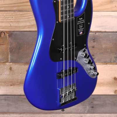 Fender American Ultra II Jazz Bass Noble Blue w/ Case "Mint Condition" image 2