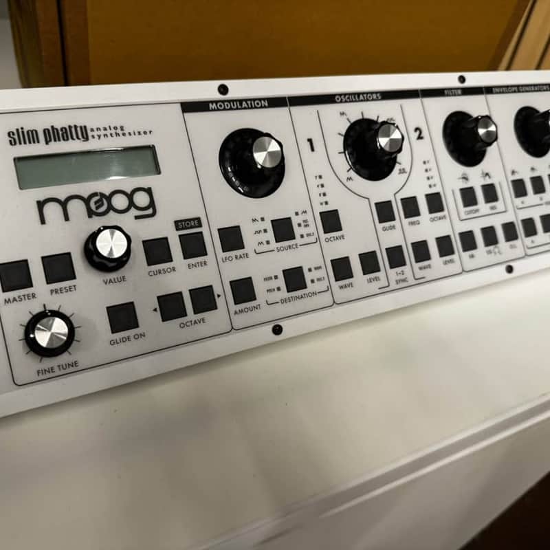 2010s Moog Slim Phatty White