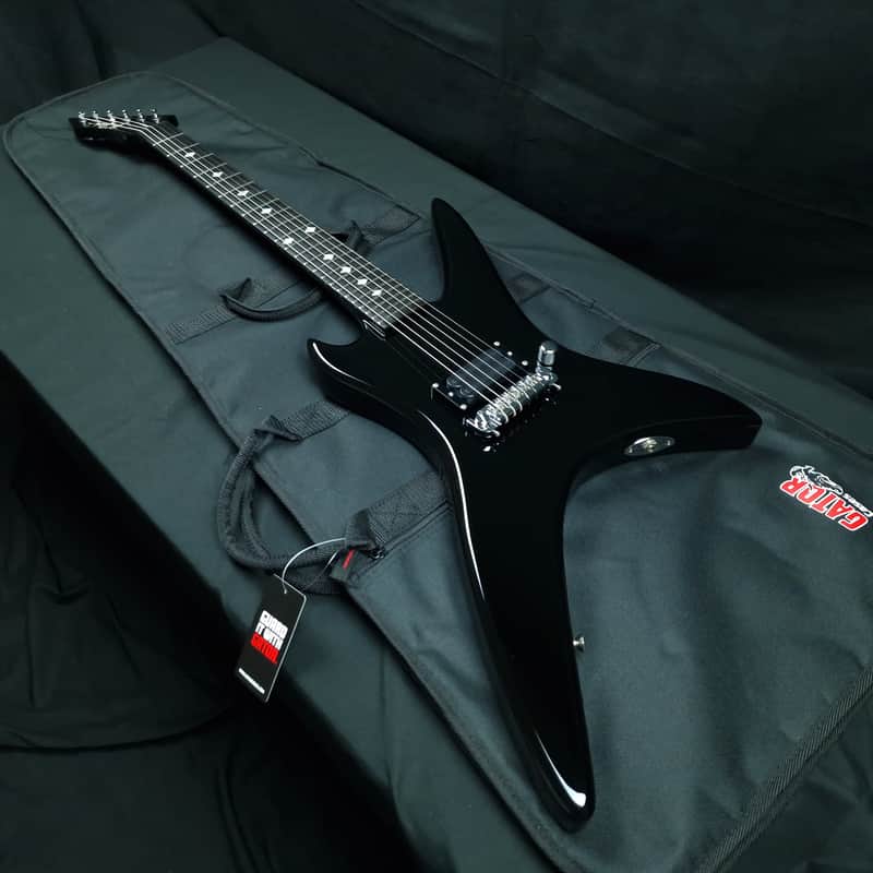 B.C. Rich Chuck Schuldiner Tribute Stealth 2008 Onyx Black Neck Through Dimarzio X2N Death Control Denied image 1